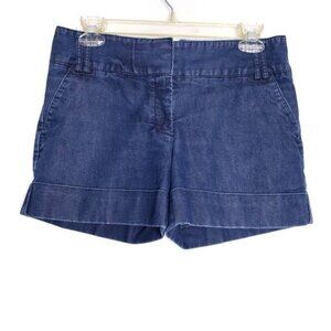 Express Dark Blue Jean Shorts
